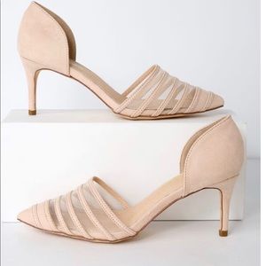 Brand new nude pumps from Lulus